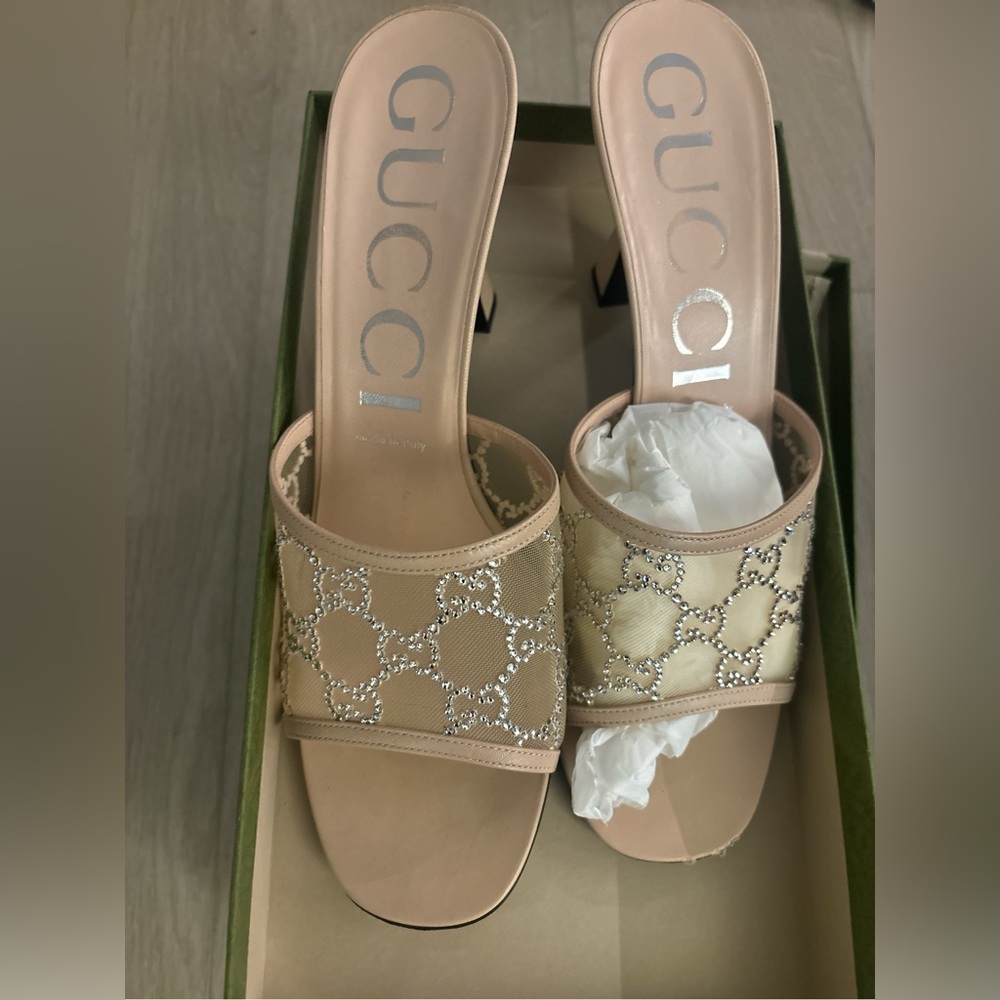 Powder/ rose Gucci LT Mules